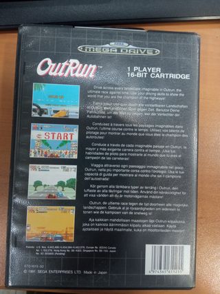 Cartuccia 16-Bit OutRun per Sega Mega Drive