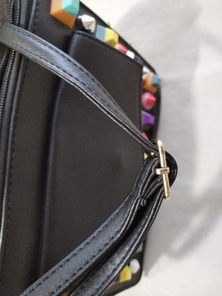 Lote bolso negro y neceseres