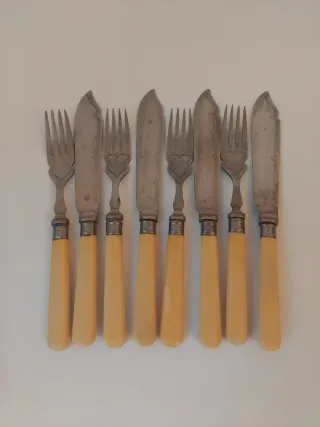 Set di posate per pesce inglese per 4 persone