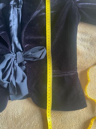 Chaqueta Terciopelo Negra