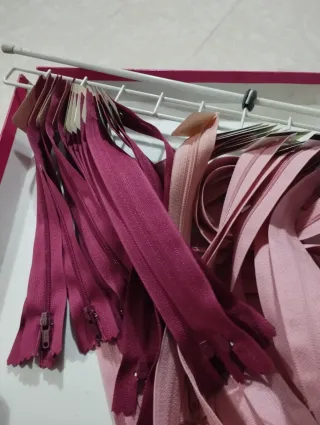 Lotes de 20 cremalleras surtidas. Preguntar color