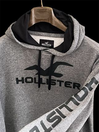 Felpa con cappuccio Hollister