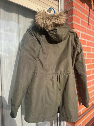 Parka Hollister verde militar