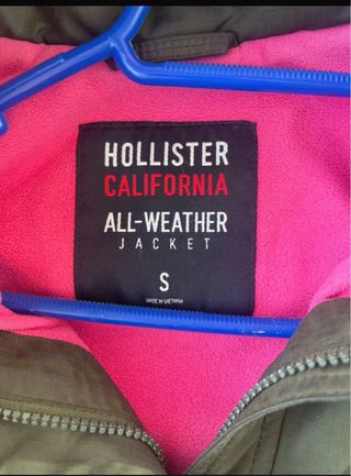 Parka Hollister verde militar