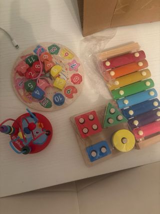 Juguetes Montessori Madera Educativos