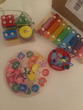 Juguetes Montessori Madera Educativos