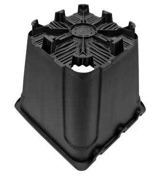 Tiesto Maceta Greenvass Negro 10L