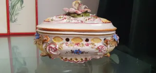Scatola portagioie vintage Capodimonte