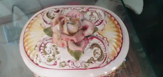 Scatola portagioie vintage Capodimonte