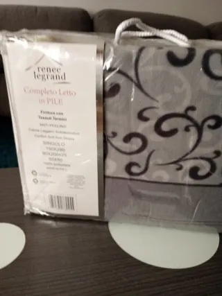 Juego de sabanas de invierno,polar para cama de 90