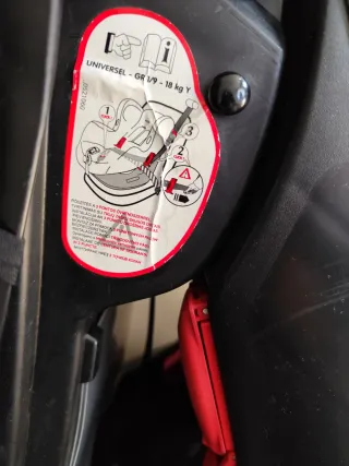 Silla coche Bebeconfort 18kg reclinable Isofix