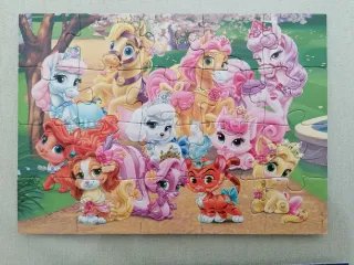 Set 4 Puzzles Disney Princesas