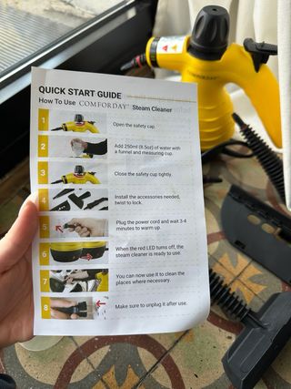 Vaporeta de mano / Limpiador a vapor portátil