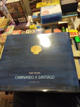 CAMINANDO A SANTIAGO ACUARELAS ANTON HURTADO