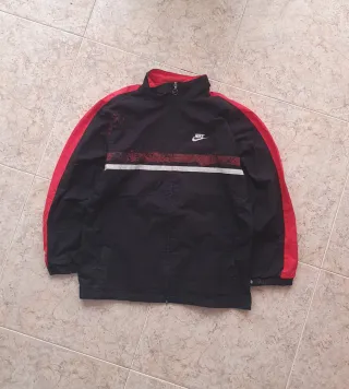Chaqueta Nike Vintage Negra y Roja