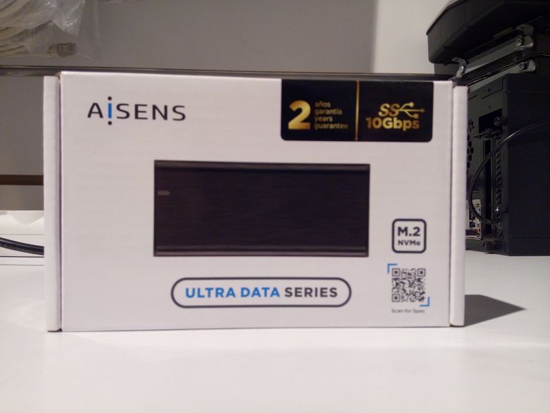 Caja Disco Duro Externo M.2 Aisens 10Gbps