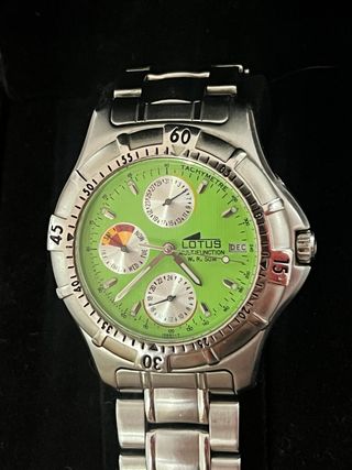 Reloj Lotus Multifunción Verde