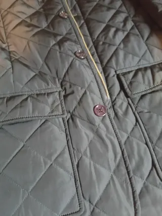 Chaqueta acolchada hombre verde