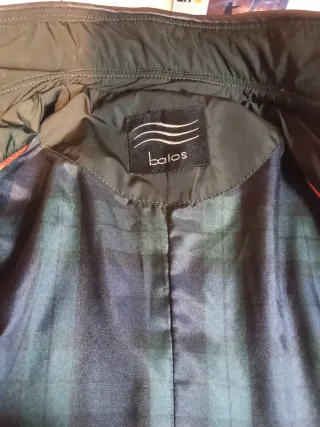 Chaqueta acolchada hombre verde