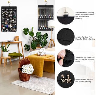 Organizador Joyas colgante pendientes y collares