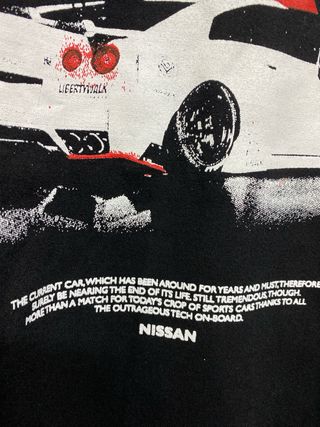 Camiseta Nissan GTR R35 Oversize Talla L