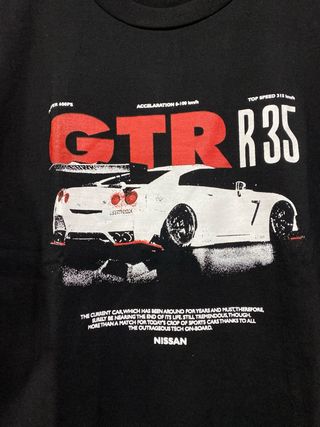 Camiseta Nissan GTR R35 Oversize Talla L