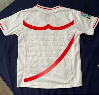 Camiseta Sevilla F.C. Joma Blanca y Roja talla 4