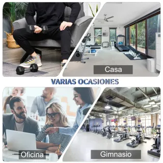 Mancuernas 2x4kg con Barra Conexión