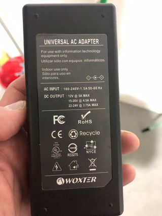 Cargador Universal WOXTER AC Adapter