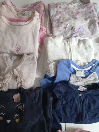 Lotto 20 pezzi abbigliamento bimba 12 mesi