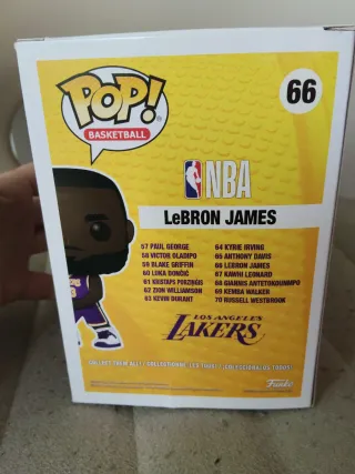 Funko Pop! Lebron James 66 Lakers