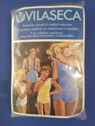 Camiseta interior manga corta amarilla