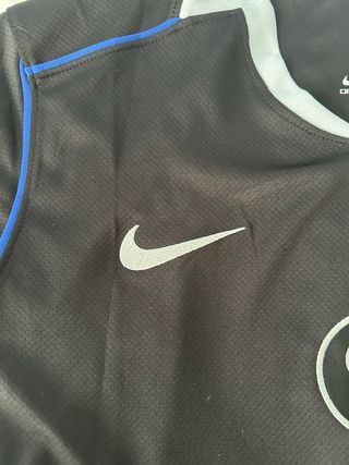 Camiseta Fútbol Chelsea Nike Negra y Azul