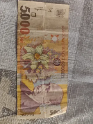 Billete 5000 Lei Rumanía 1979