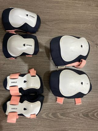 Protecciones Patinaje Oxelo tamaño XS