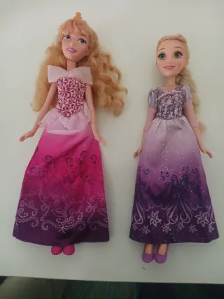 Muñecas Disney Rapunzel y Aurora
