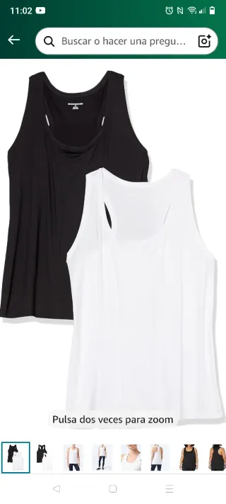 Camiseta de Tirantes Cruzados, Elástica y Técnica