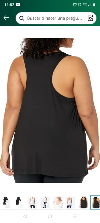 Camiseta de Tirantes Cruzados, Elástica y Técnica