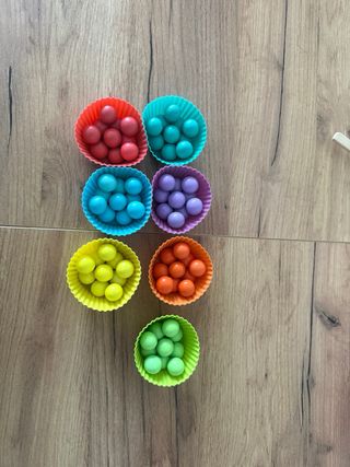 Puzzle Montessori Bolas Colores