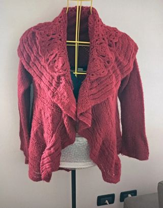 Giacca bordeaux lana e seta