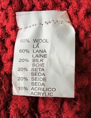 Giacca bordeaux lana e seta