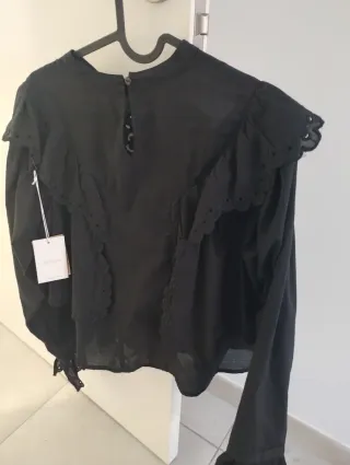 Blusa Popelín Louison Negra