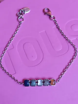 Pulsera Tous Plata 925 Cuarzo Multicolor