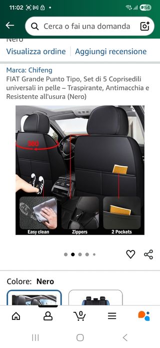 Foderine in pelle nuove