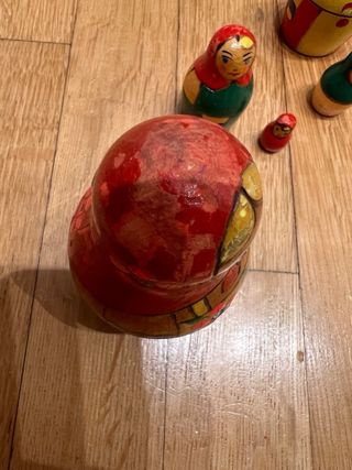 Matrioska vintage in legno