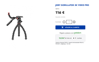 Trípode Gorillapod 3K Video PRO