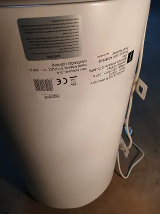 Calentador eléctrico Teka WHB 80LV