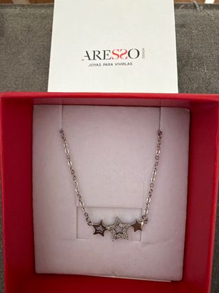 Collar Plata 925 ARES20 Estrellas