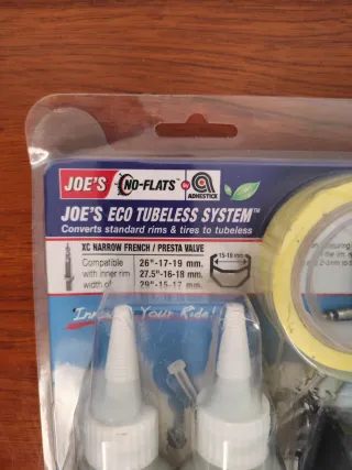 Kit Tubeless Joe's No-Flats