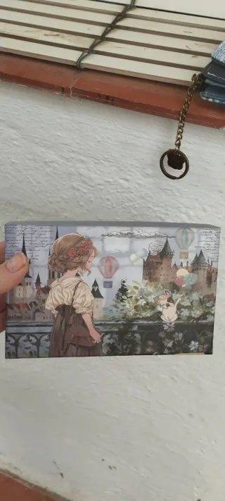 Monedero romántico, monedero muñeca, cartera mujer